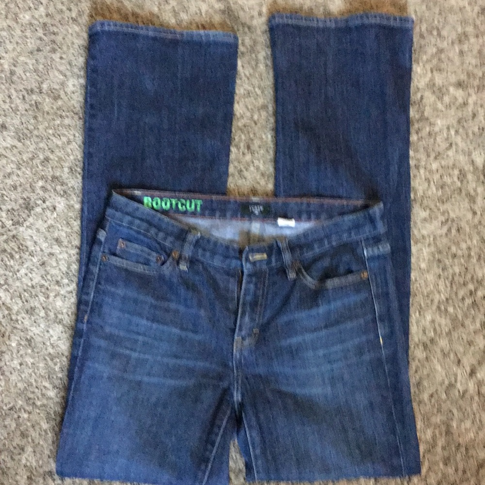 J. Crew Stretch Blue Jeans Bootcut 30 Regular